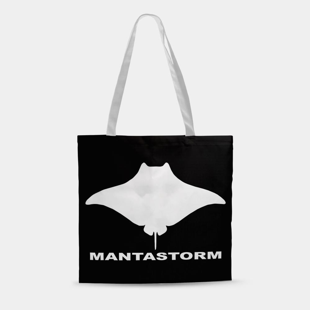 MANTASTORM Tote Bag (Black)