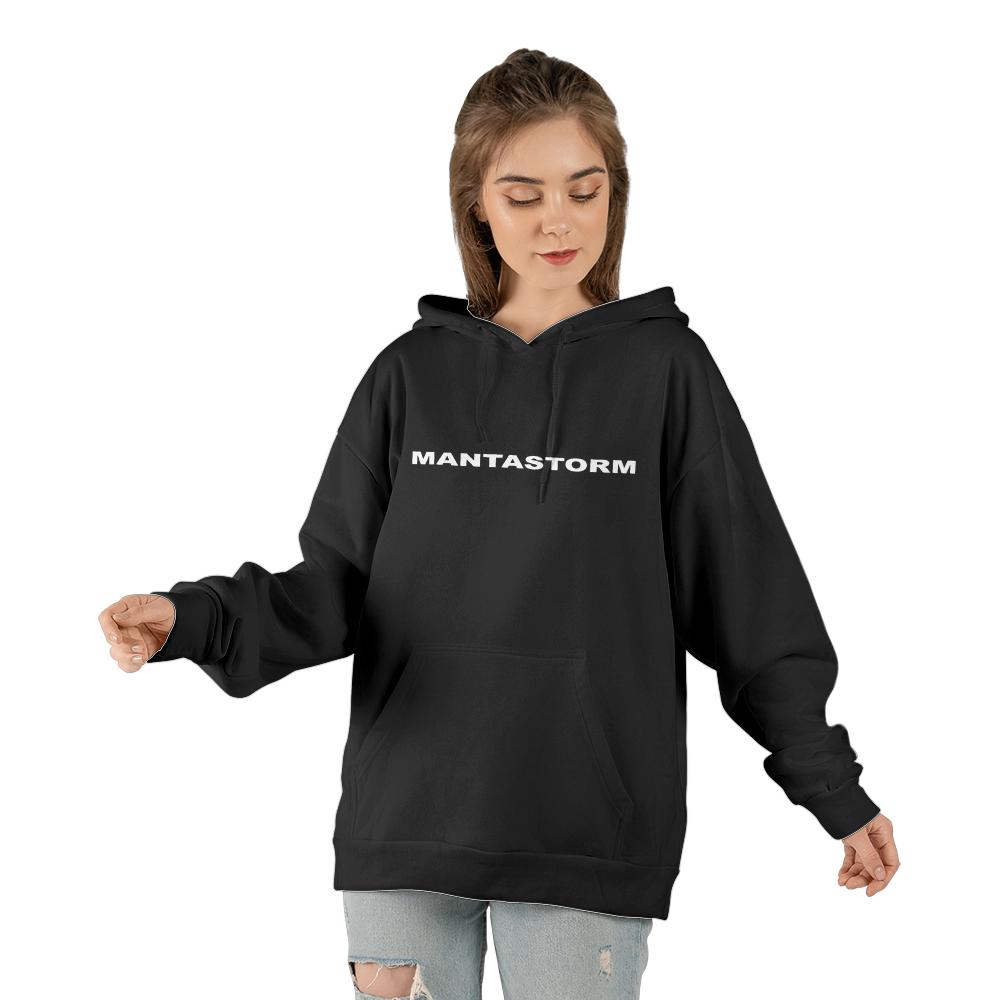 MANTASTORM Black Classic Unisex US Map Hoodie (Made In US)