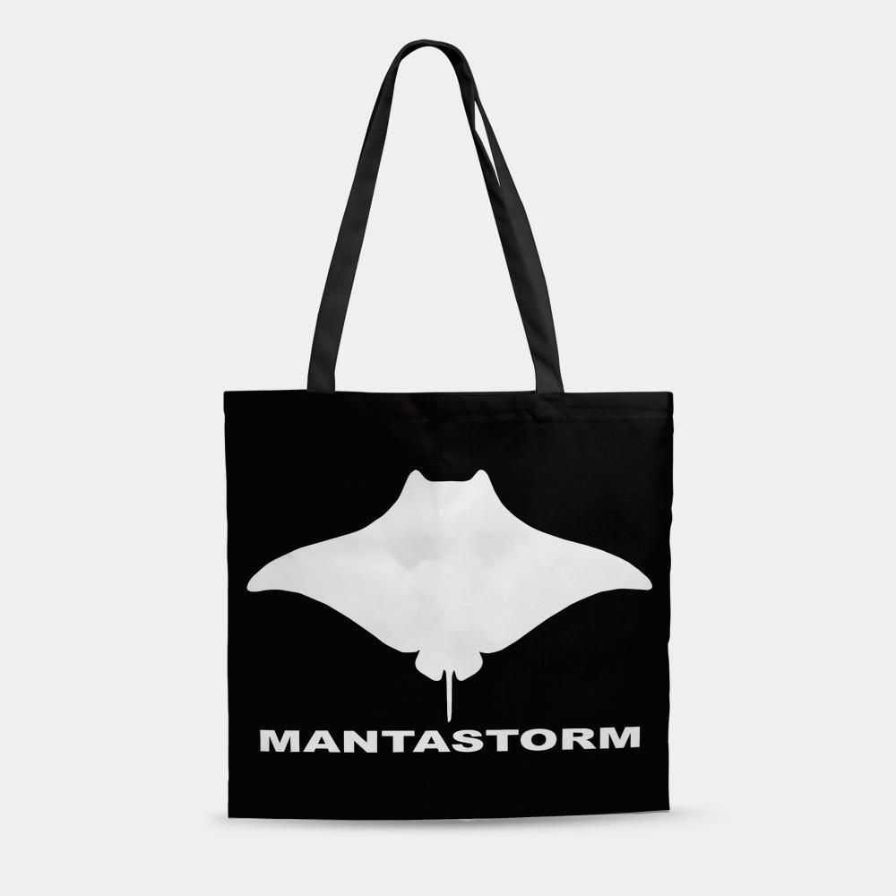 MANTASTORM Tote Bag (Black)
