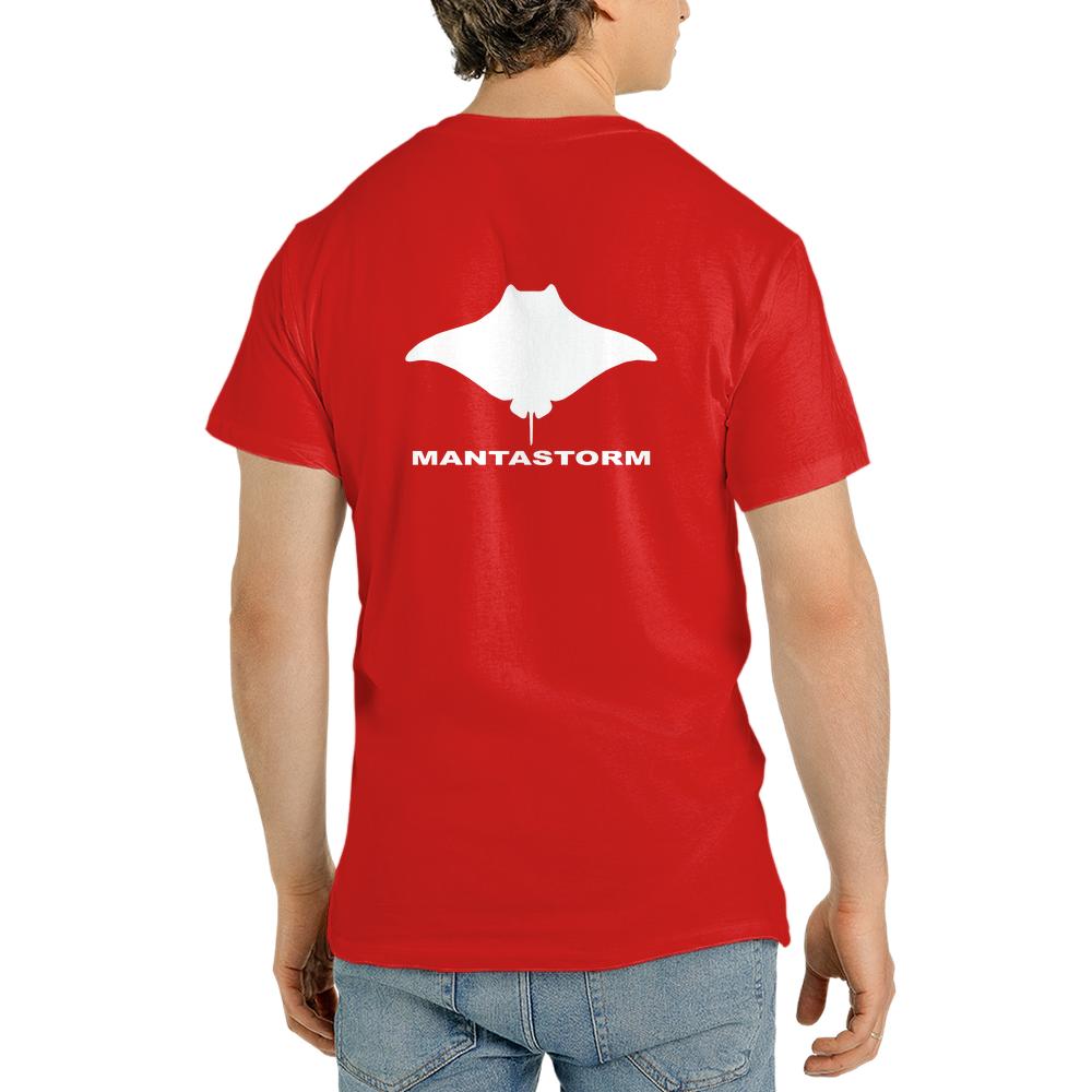 MANTASTORM Poppy Red T-Shirt (Made in US)