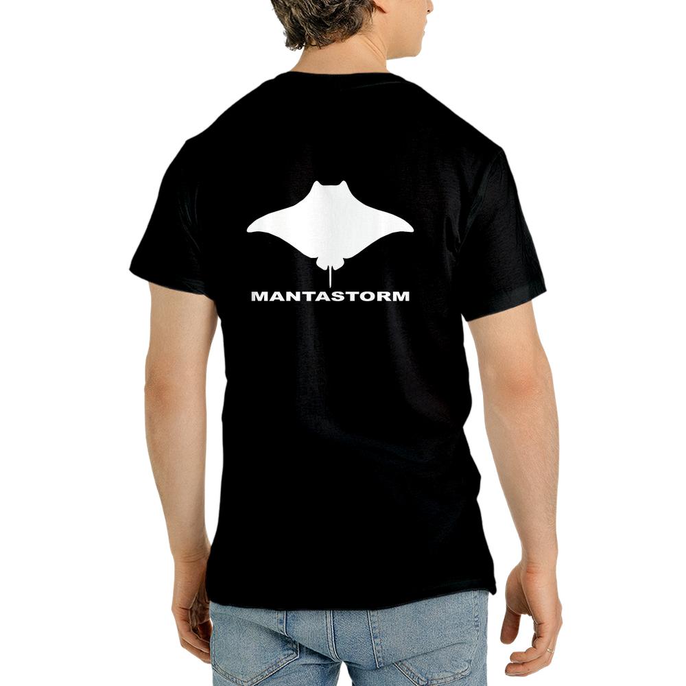 MANTASTORM Black T-Shirt (Made in US)