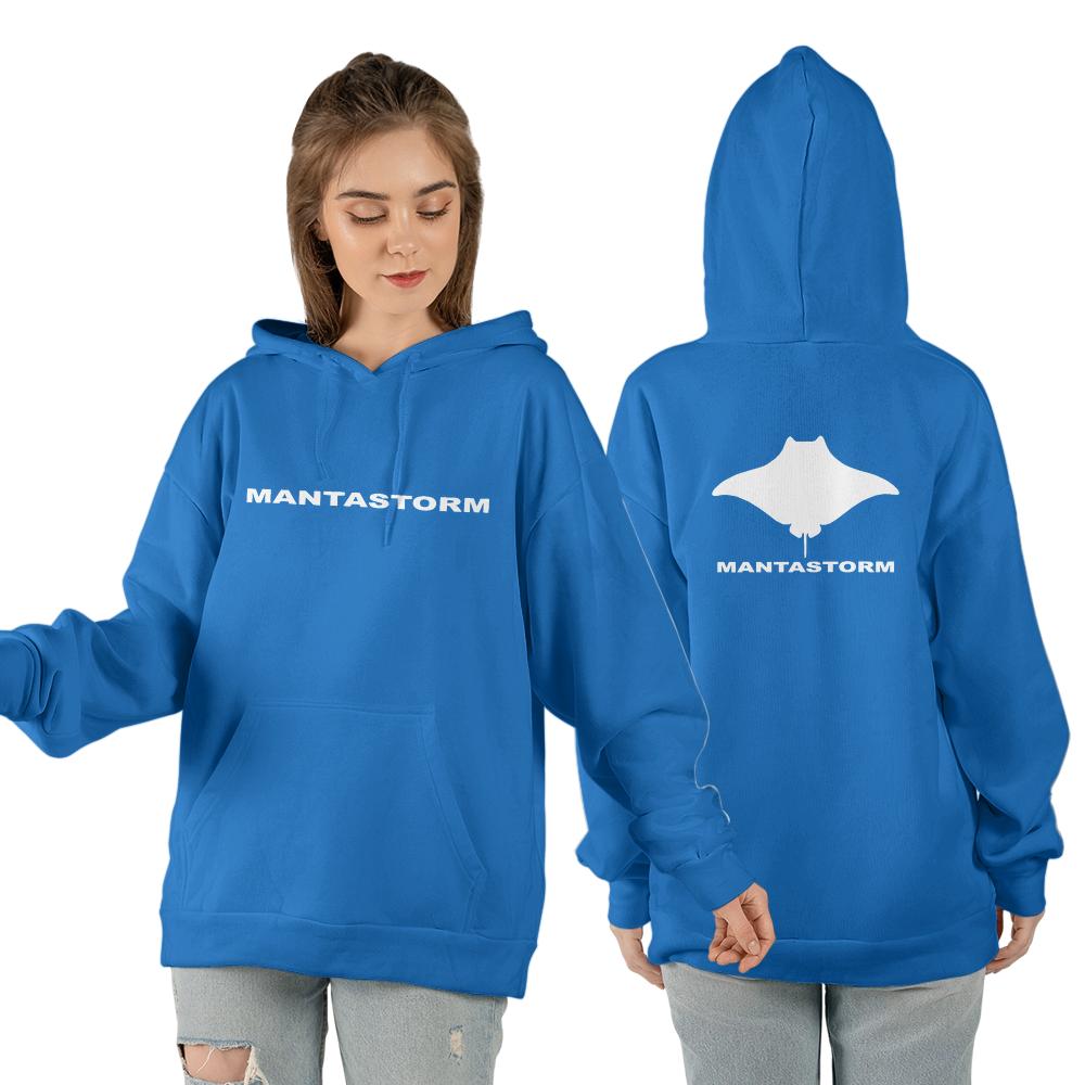 MANTASTORM Classic Blue Unisex Hoodie (Made In US)