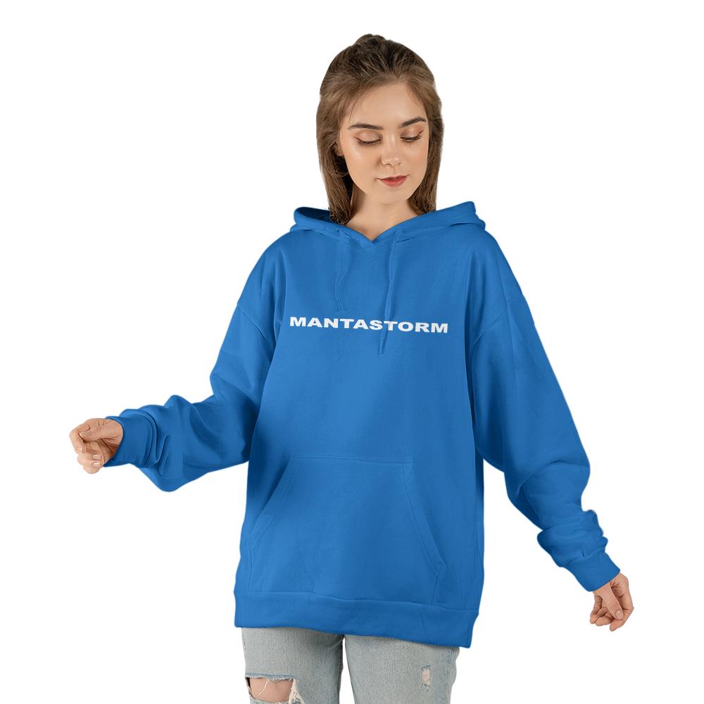 MANTASTORM Classic Blue Unisex Hoodie (Made In US)