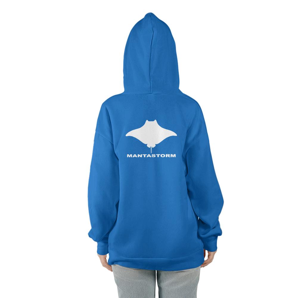 MANTASTORM Classic Blue Unisex Hoodie (Made In US)