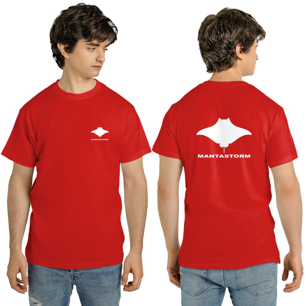 MANTASTORM Poppy Red T-Shirt (Made in US)