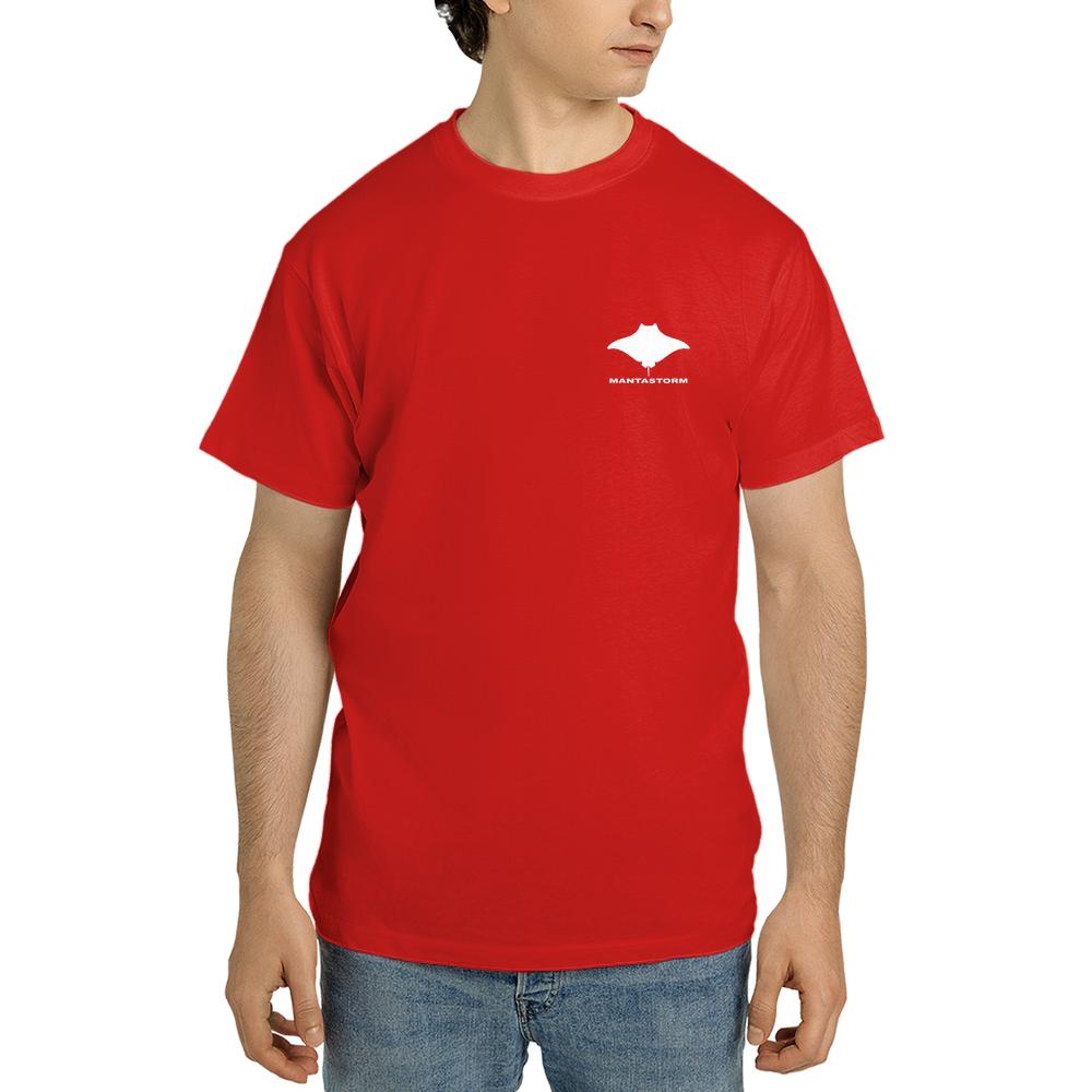 MANTASTORM Poppy Red T-Shirt (Made in US)
